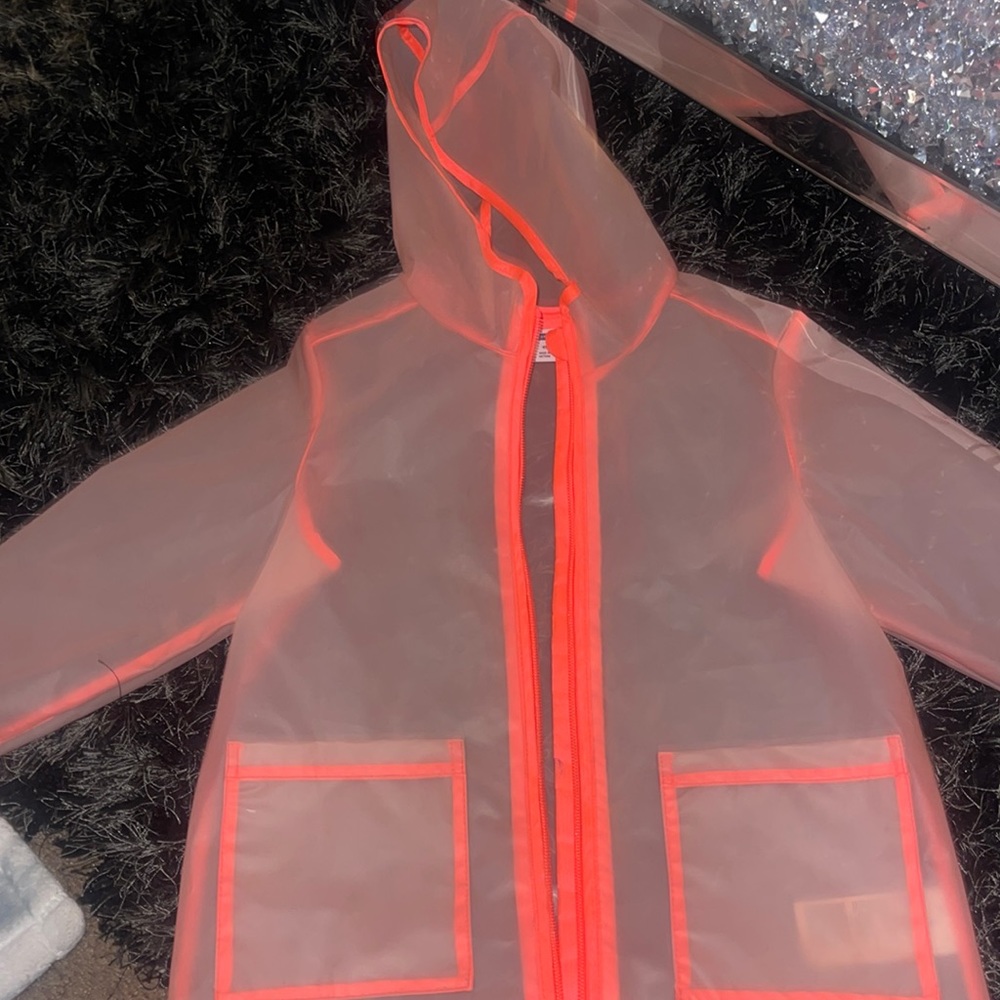 Vibrant Orange RainCoat